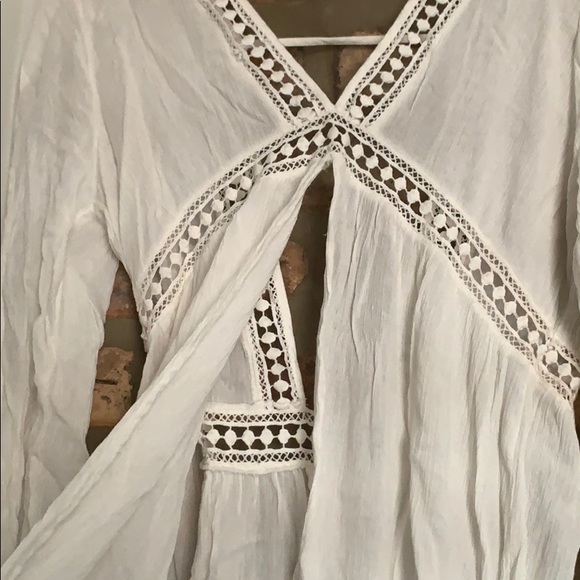 White Swimsuit Cover Up - Picture 2 of 3